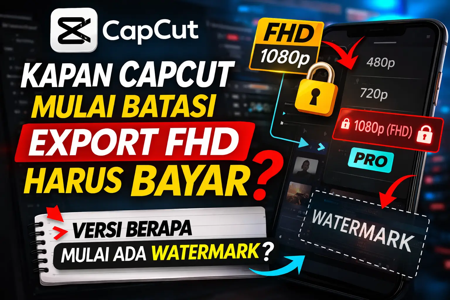 CapCut Masih Gratis Export